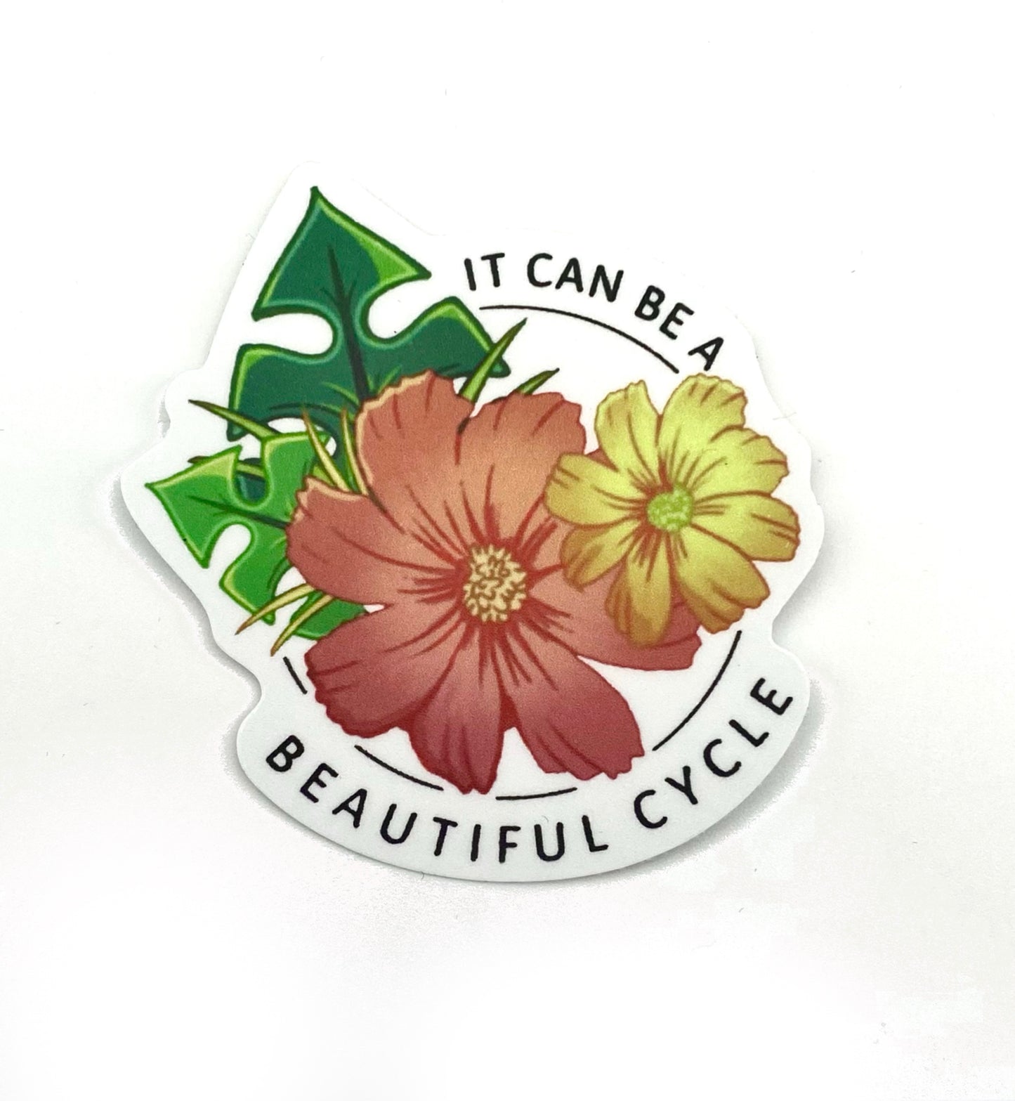 Beautiful Cycle (Front) Sticker