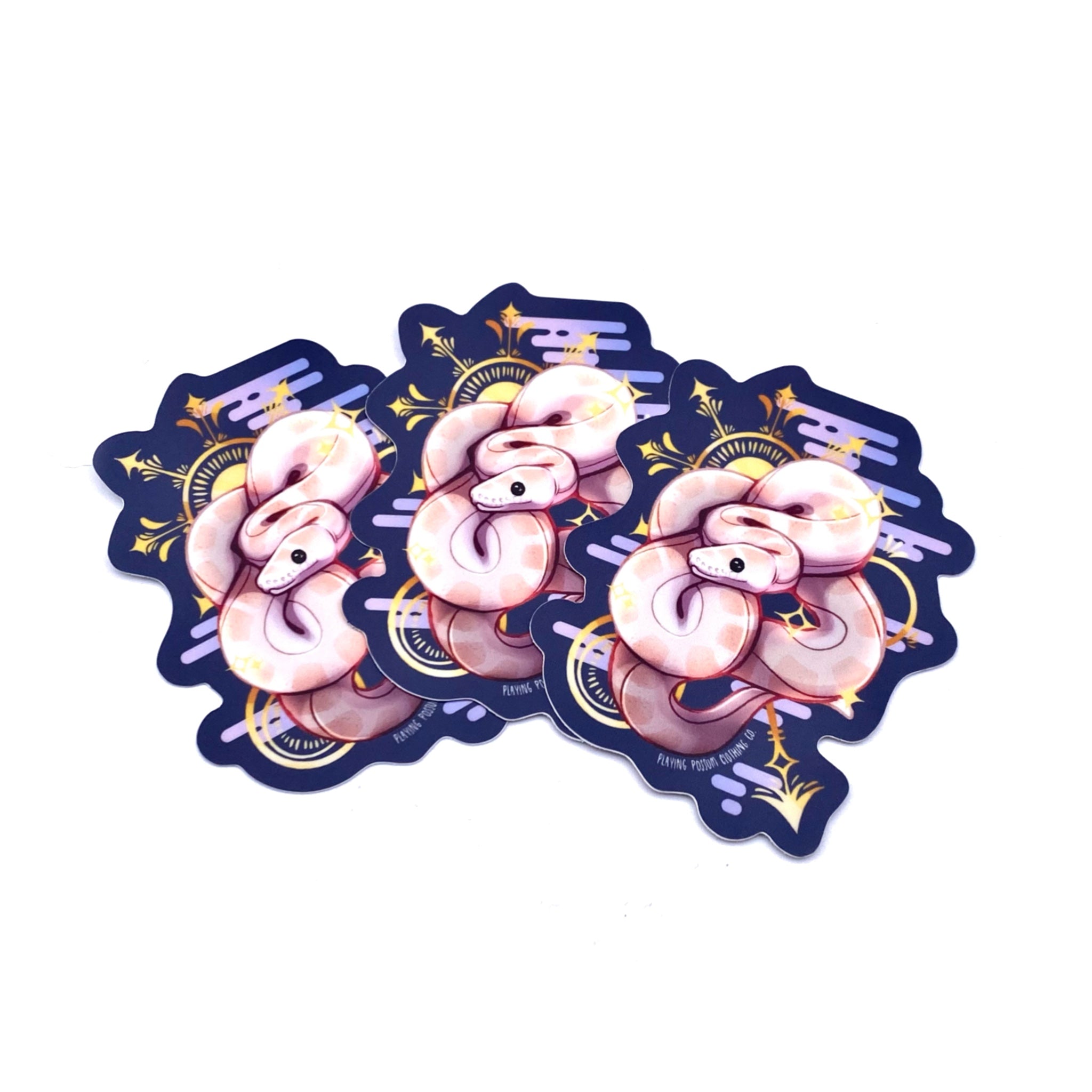 Clockwork Python Sticker – Playing Possum Clothing Co.