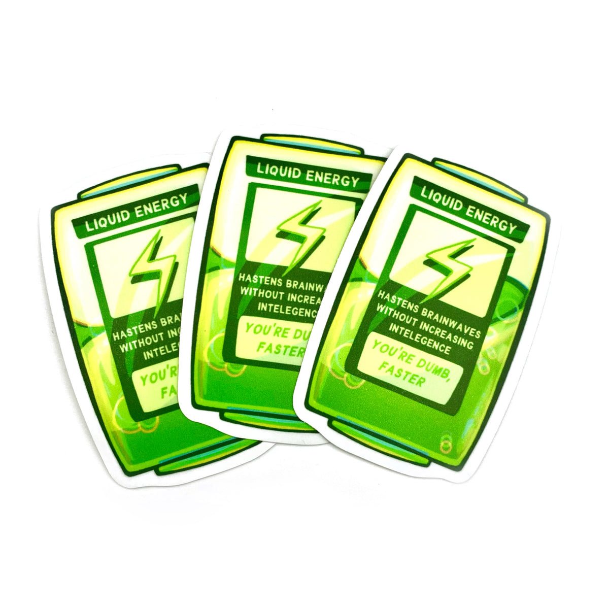 Liquid Energy Sticker – Playing Possum Clothing Co.